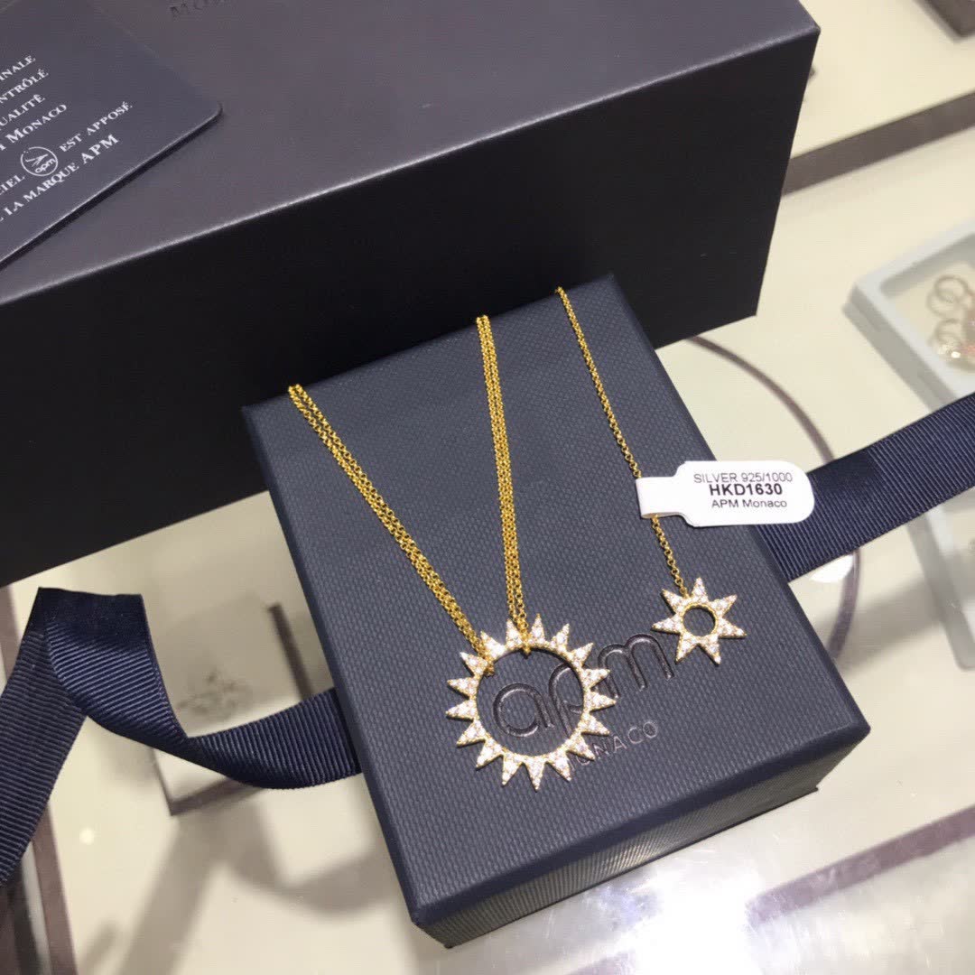 APM Monaco Sunshine Gold Necklace